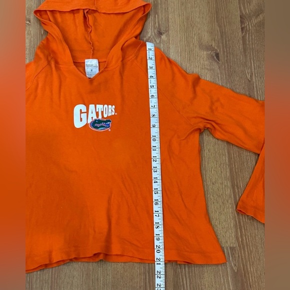 UF Gators University Of Florida Orange Long Sleeve Hoodie Women’s Medium Y2K - Picture 5 of 7